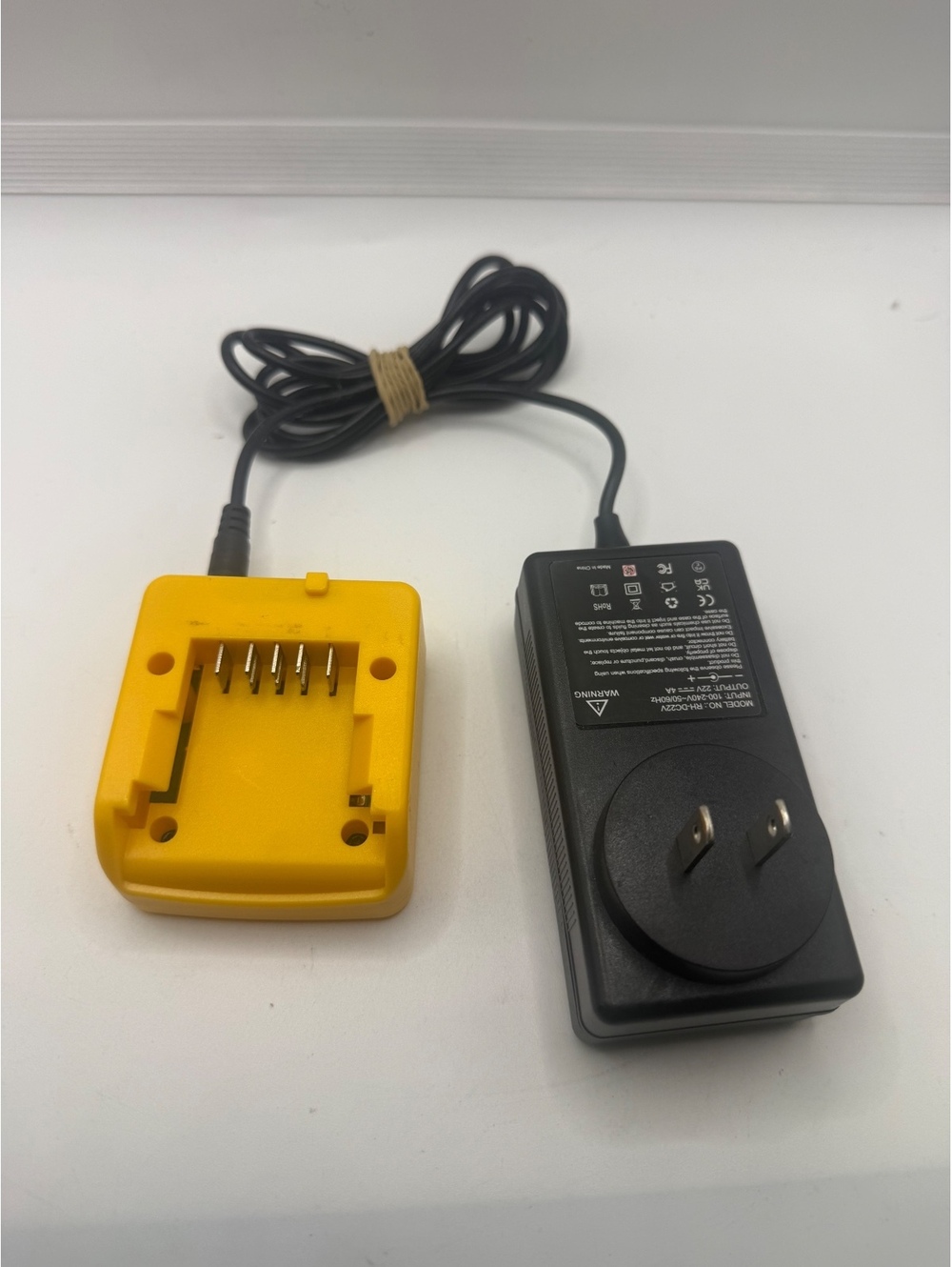 RH DC Battery Charger 14.4V/18V/20V Li-Ion with 22V Power Adapter for Dewalt